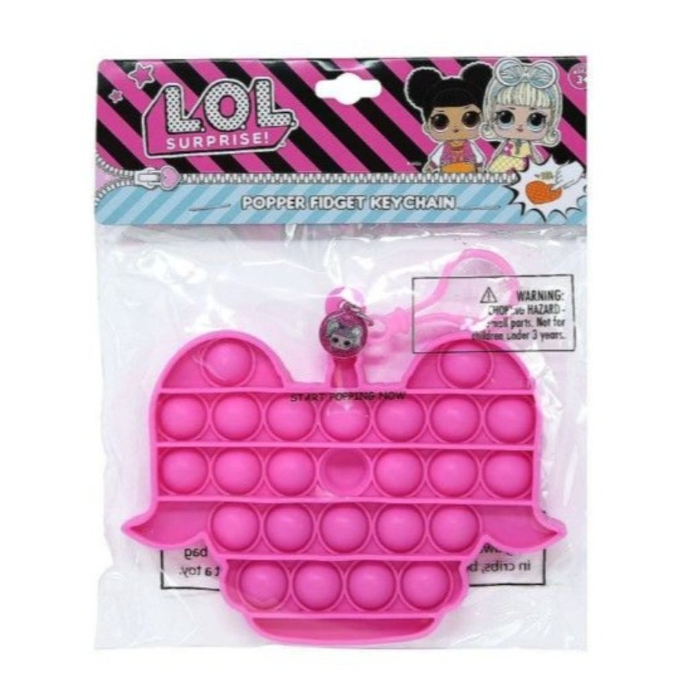 LOL Surprise Unicorn Popper Fidget Keychain Sensory Toys Unicorn Doll Charm